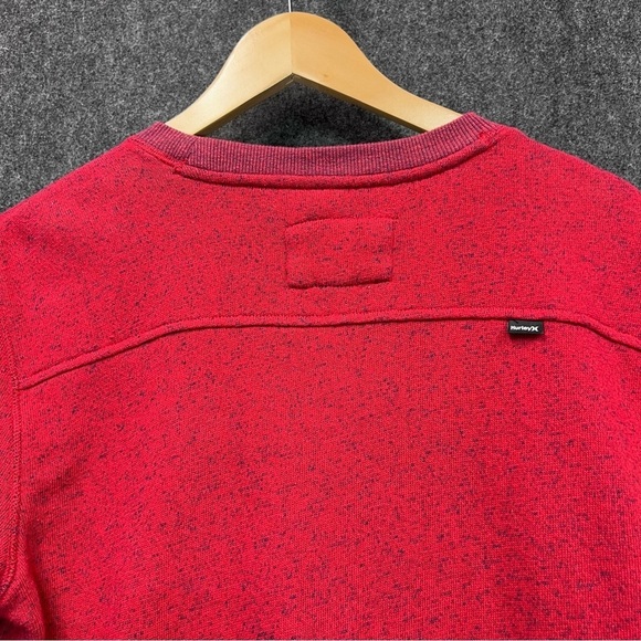 Hurley Men’s Red Pullover Sweatshirt Size S - Picture 6 of 11